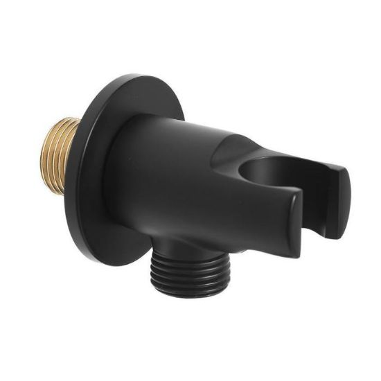 Obrazek  Przyłącze kątowe okrągłe SC-P1-040 czarne 