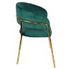 Obrazek Krzesło Glamour zielone