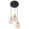 Obrazek Lampa wisząca Sierra gold/bursztyn 6667 PL3 