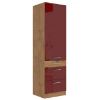 Obrazek Szafka kuchenna Vigo bordo HG 60dks-210 3s 1f