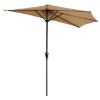 Obrazek Parasol ogrodowy półkolisty 270x135cm