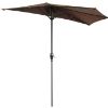 Obrazek Parasol ogrodowy półkolisty 270x135cm