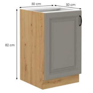 Obrazek Szafka kuchenna Stilo claygrey/artisan 50zl 1f bb