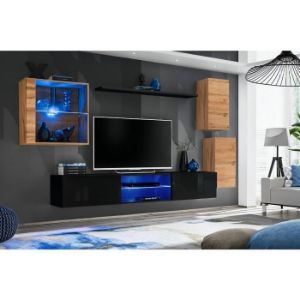 Obrazek  Meblościanka Switch Xxiii Wotan/Czarny 