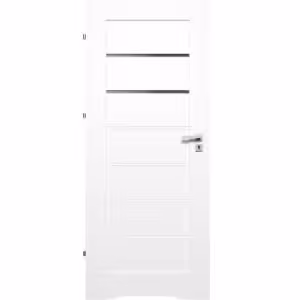 Obrazek Drzwi wewnętrzne CAMPE 2*6 70L Białe WC+ PODC