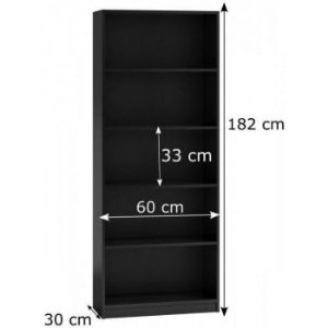 Obrazek Regał Basic 60 (czarny)