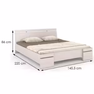 Obrazek Łóżko bukowe Skandica Sparta maxi 120X200 cm. palisander 