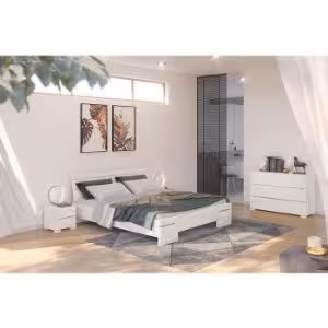 Obrazek Łóżko bukowe Skandica Sparta maxi 120X200 cm. palisander 