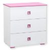 Obrazek Komoda Bb05 Biały/Różowy