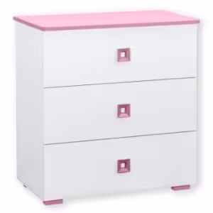 Obrazek Komoda Bb05 Biały/Różowy