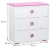 Obrazek Komoda Bb05 Biały/Różowy