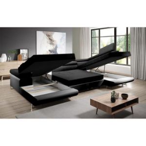 Obrazek Narożnik z funkcją spania Lotus U Orinoco 100+Madryt 1100 lewostronny