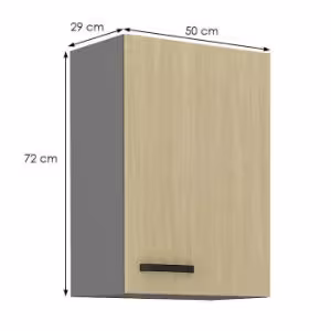 Obrazek  Szafka kuchenna SCANDI jodełka/antracyt 50g-72 1f 