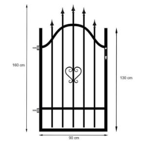 Obrazek Furtka Topaz 0,9x1,6 Lewa