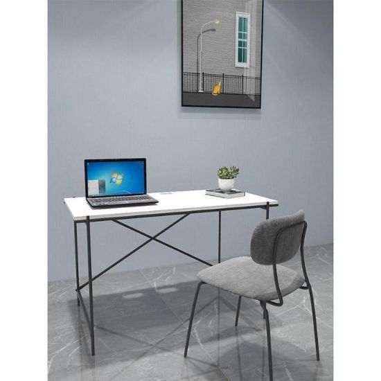 Obrazek Biurko Lincoln 21322 120X60X75 biały/czarny