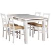 Obrazek Zestaw stół i krzesła Odys 1+4 st28 120x80+40 +W107 biały