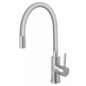 Obrazek Bateria kuchenna elastyczna Fitness inox szara