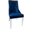 Obrazek Krzesło Sofia Biały/Niebieski/Srebrny
