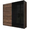 Obrazek Szafa Galaxy 69 dąb monastery/czarne szkło