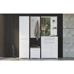 Obrazek Szafka Na Buty Piano K1 Biały Połysk