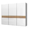Obrazek Szafa 3D Avis PK281/AV lakierowana pacific walnut/crystal white