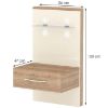 Obrazek Szafka nocna Gala ns1-l/gl lewa pacific walnut/beige