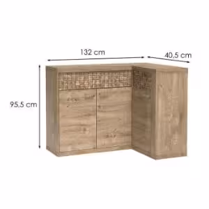 Obrazek Komoda narożna Natural N-15 kratka Ribbeck