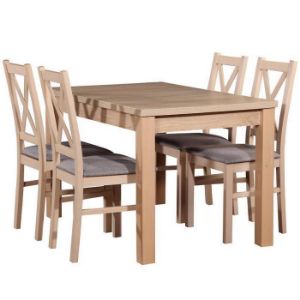 Obrazek Zestaw stół i krzesła Samuel 1+4 ST30 W113 sonoma