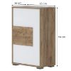 Obrazek Komoda Stela Cpl1 Tobacco Oak/Crystal White