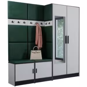 Obrazek Garderoba Roj 21 biała + Kronos 19 zielona