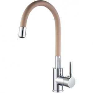 Obrazek Bateria zlewozmywakowa elastyczna beżowa Samba