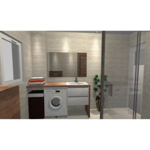 Obrazek Gres Travertino Ash Pol. Rekt. 60/120