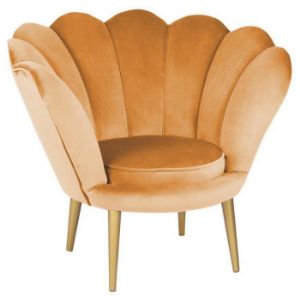 Obrazek Fotel Tristan Bluvel 68/złote