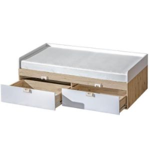 Obrazek Łóżko Nico 90 biały/dąb jasny nr-14