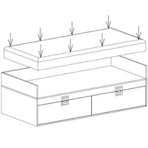 Obrazek Łóżko Nico 90 biały/dąb jasny nr-14