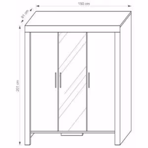 Obrazek Szafa Cezar 1 Sonoma