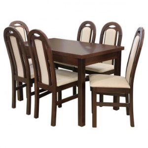 Obrazek Zestaw stół i krzesła Rex 1+6 ST100 orzech KR352 BR281 bergen2