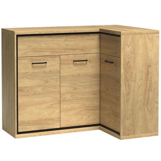 Obrazek Komoda Narożna M15 Mediolan Natural Hikora 