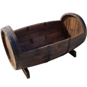 Obrazek Drewniana doniczka 40x24x26 cm