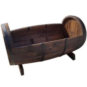 Obrazek Drewniana doniczka 40x24x26 cm