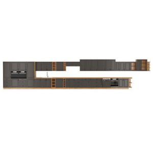 Obrazek Szafka kuchenna STILO grafit mat/artisan 50d 1f 1s bb