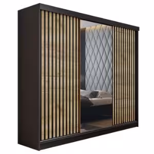 Obrazek Szafa Malani 200 L grafit/ front craft