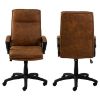 Obrazek Krzesło Biurowe Skin Brąz 93563 