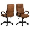 Obrazek Krzesło Biurowe Skin Brąz 93563 