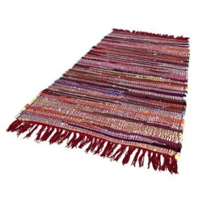 Obrazek Dywan bawełniany Chindi 0.8/1.5 Cr-606 red multi