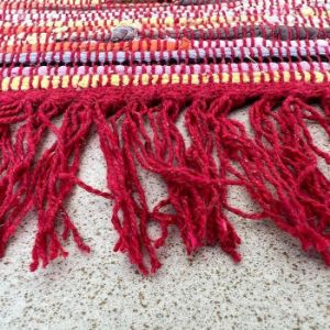 Obrazek Dywan bawełniany Chindi 0.8/1.5 Cr-606 red multi