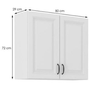 Obrazek Szafka kuchenna STILO biały mat/biały 80g-72 2f