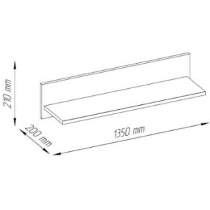 Obrazek Półka Luna D