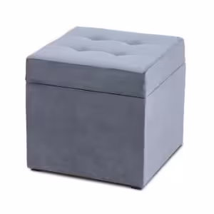 Obrazek Pufa Zoja 45x45 popiel