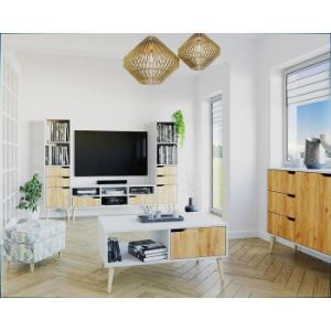 Obrazek Stolik Kawowy Agnar D.Craft Złoty Biały